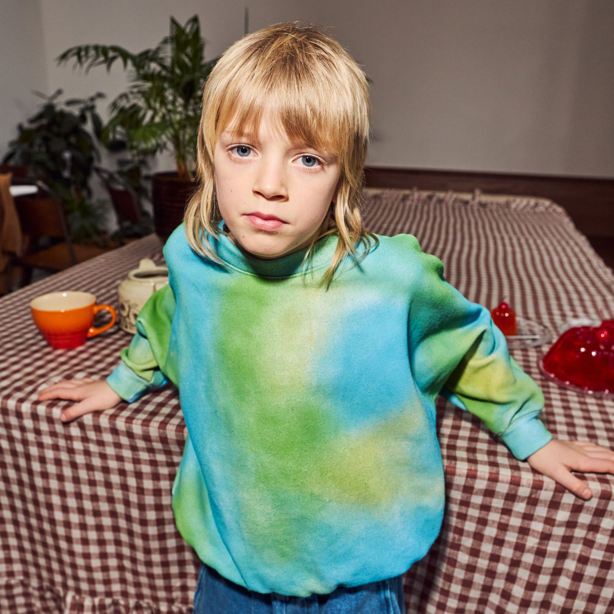 Pebble Bubble Cotton Tie Dye Sweatshirt